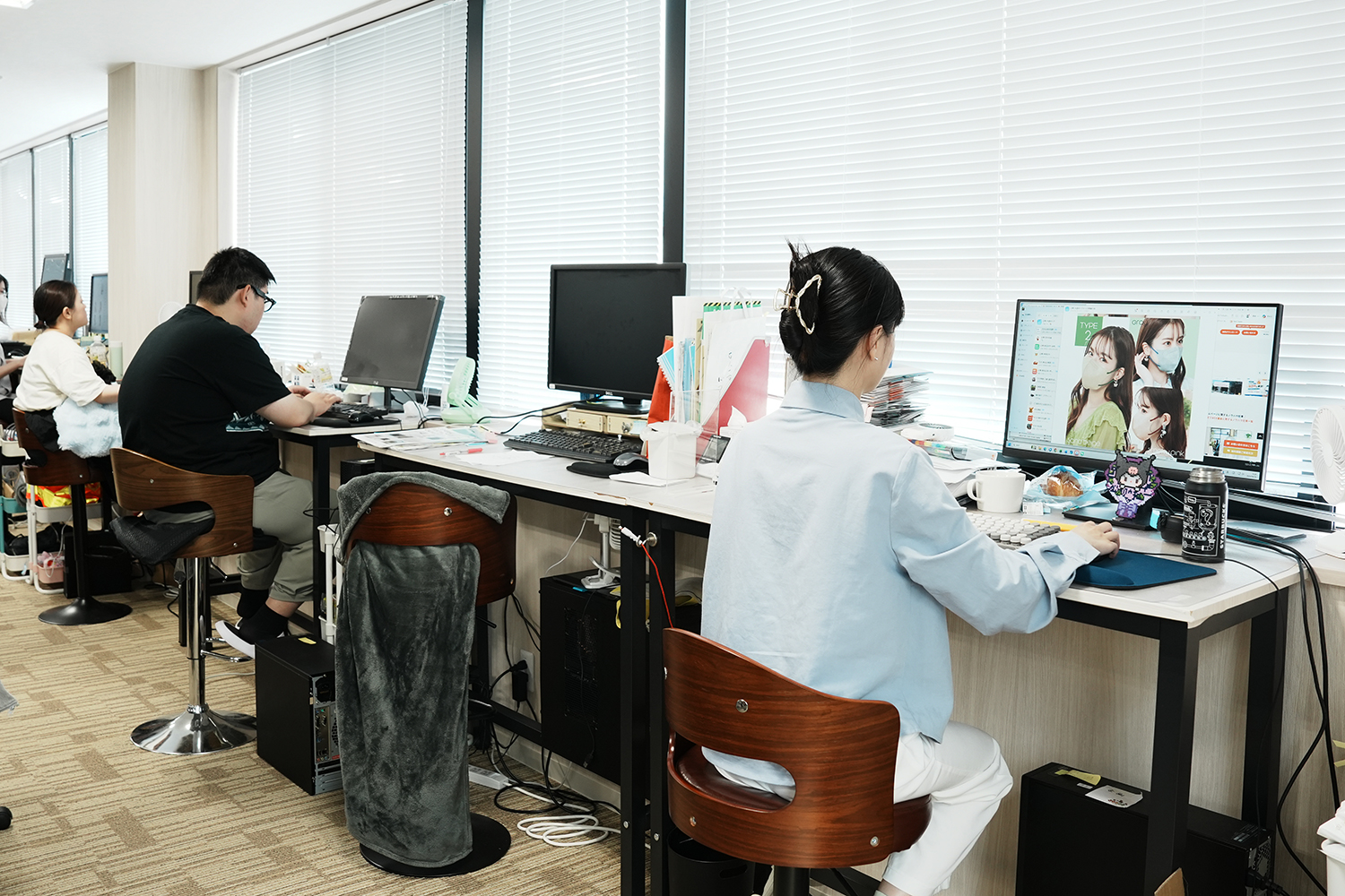 社員の働く様子